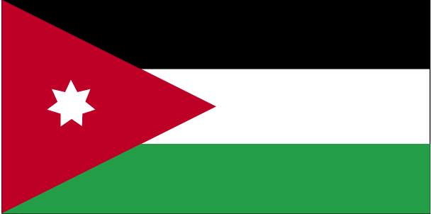 drapeau Jordanie